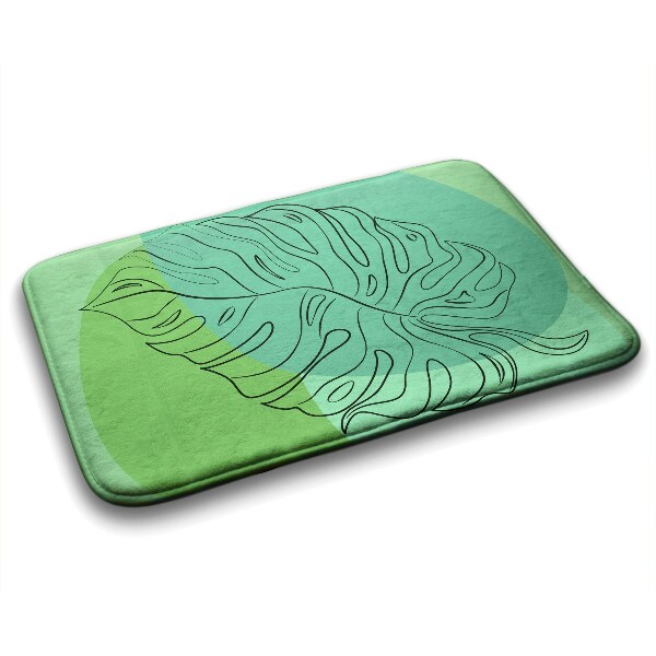 Non slip bath mat Monstera Leaves