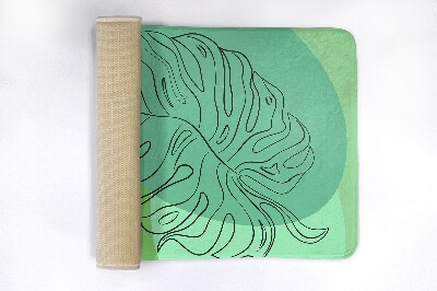 Non slip bath mat Monstera Leaves