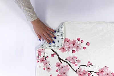 Bathroom carpet Japanese Cherry Blossoms