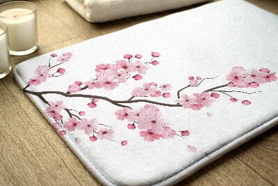 Bathroom carpet Japanese Cherry Blossoms