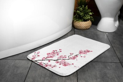 Bathroom carpet Japanese Cherry Blossoms