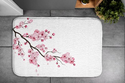 Bathroom carpet Japanese Cherry Blossoms