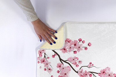 Bathroom carpet Japanese Cherry Blossoms