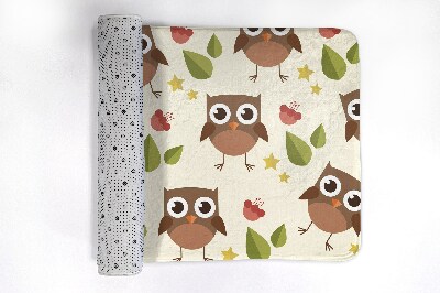 Non slip shower mat Owl Birds