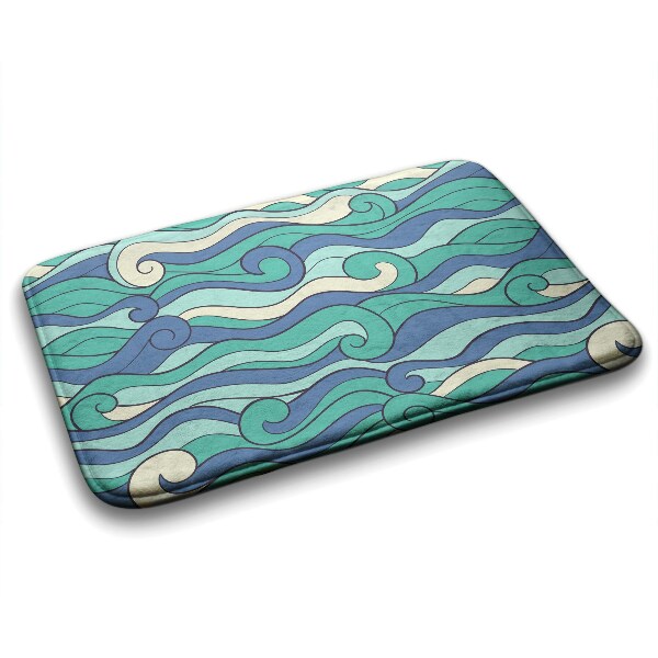 Bath rug Sea Waves