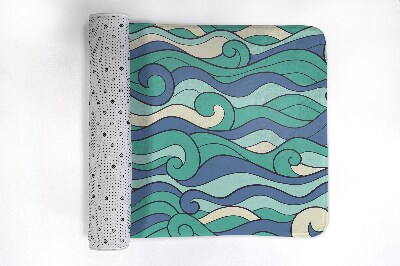 Bath rug Sea Waves