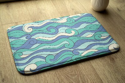 Bath rug Sea Waves