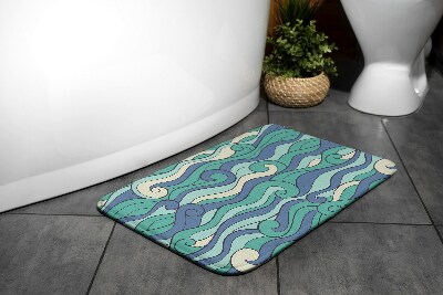 Bath rug Sea Waves