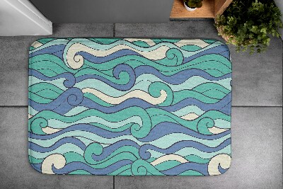 Bath rug Sea Waves