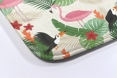 Bathmat Birds Flamingos