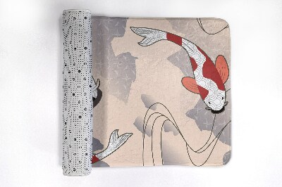 Bath mat Koi fish