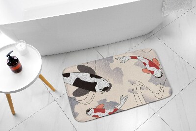 Bath mat Koi fish