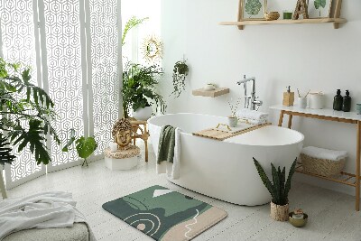 Bathmat Geometric Pattern