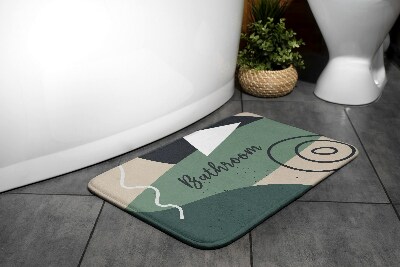 Bathroom rug Geometric Pattern