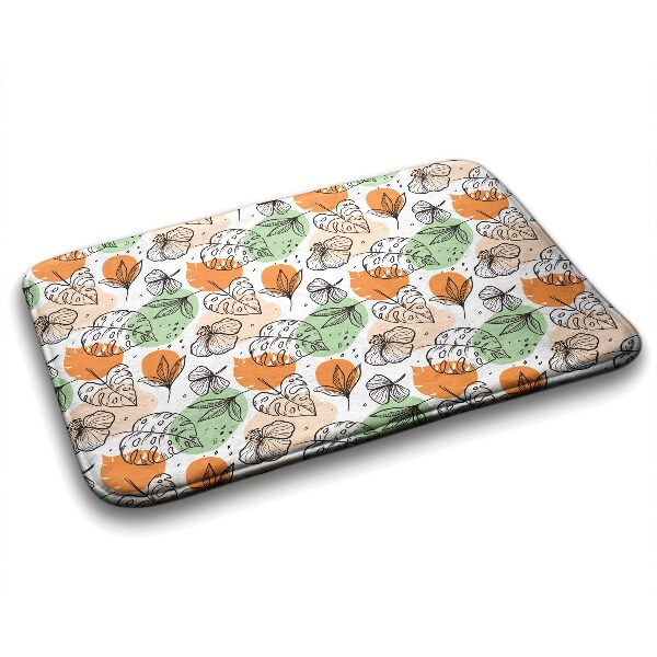 Bathroom mat Colorful Leaves