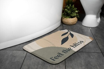 Non slip shower mat Plant Leaf