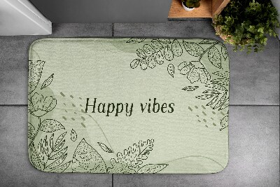 Bath mat Floral motif