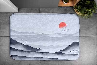 Bathroom rug Sunrise