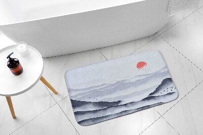 Bathroom rug Sunrise