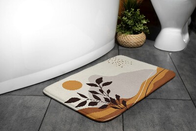 Bath rug Sunny landscape