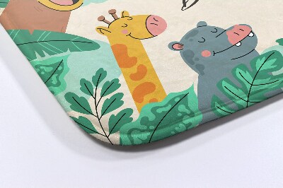 Non slip bath mat Safari Animals