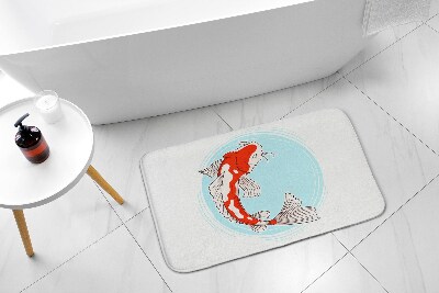 Bath rug Koi carp