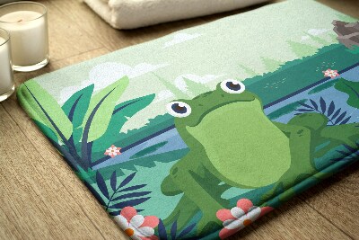 Non slip bath mat Frog