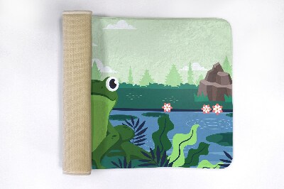 Non slip bath mat Frog