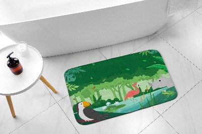 Bathroom rug Exotic Animals