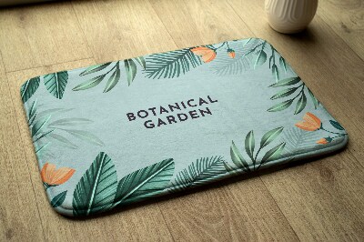 Bathroom mat Plant pattern