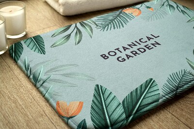 Bathroom mat Plant pattern