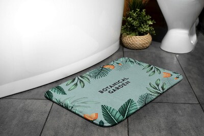 Bathroom mat Plant pattern