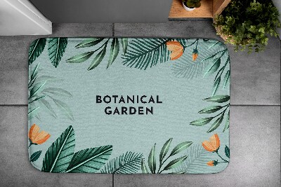 Bathroom mat Plant pattern