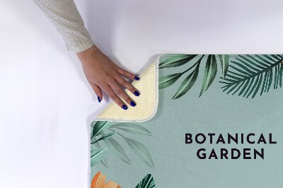 Bathroom mat Plant pattern