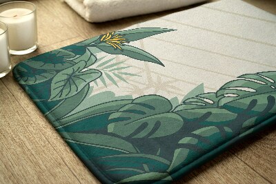 Bath rug Monstera Plants