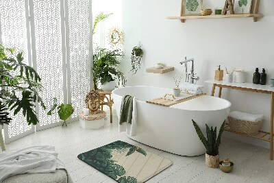 Bath rug Monstera Plants