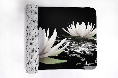 Bathmat Flowers Water Lilies