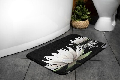 Bathmat Flowers Water Lilies