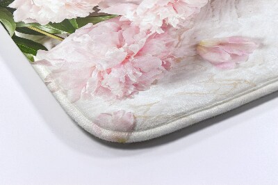 Non slip bath mat Flowers Carnations