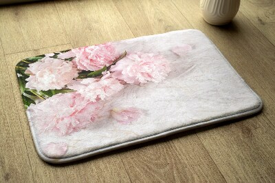 Non slip bath mat Flowers Carnations