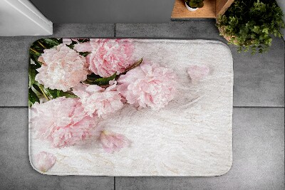 Non slip bath mat Flowers Carnations