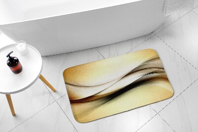 Bathmat Gold Abstraction