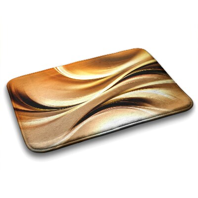 Bath mat Gold Abstraction