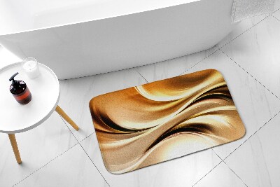 Bath mat Gold Abstraction