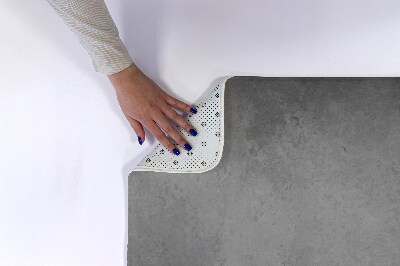 Bathroom mat Grey concrete