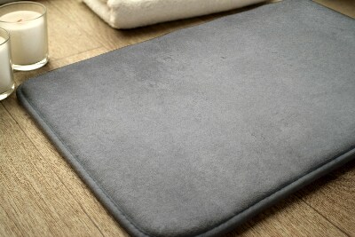 Bathroom mat Grey concrete