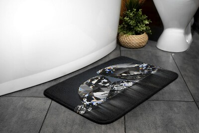 Bathroom rug Diamonds