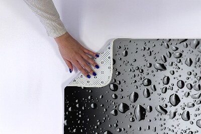 Bathroom carpet Raindrops