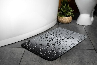 Bathroom carpet Raindrops