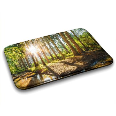 Bath rug Landscape Forest